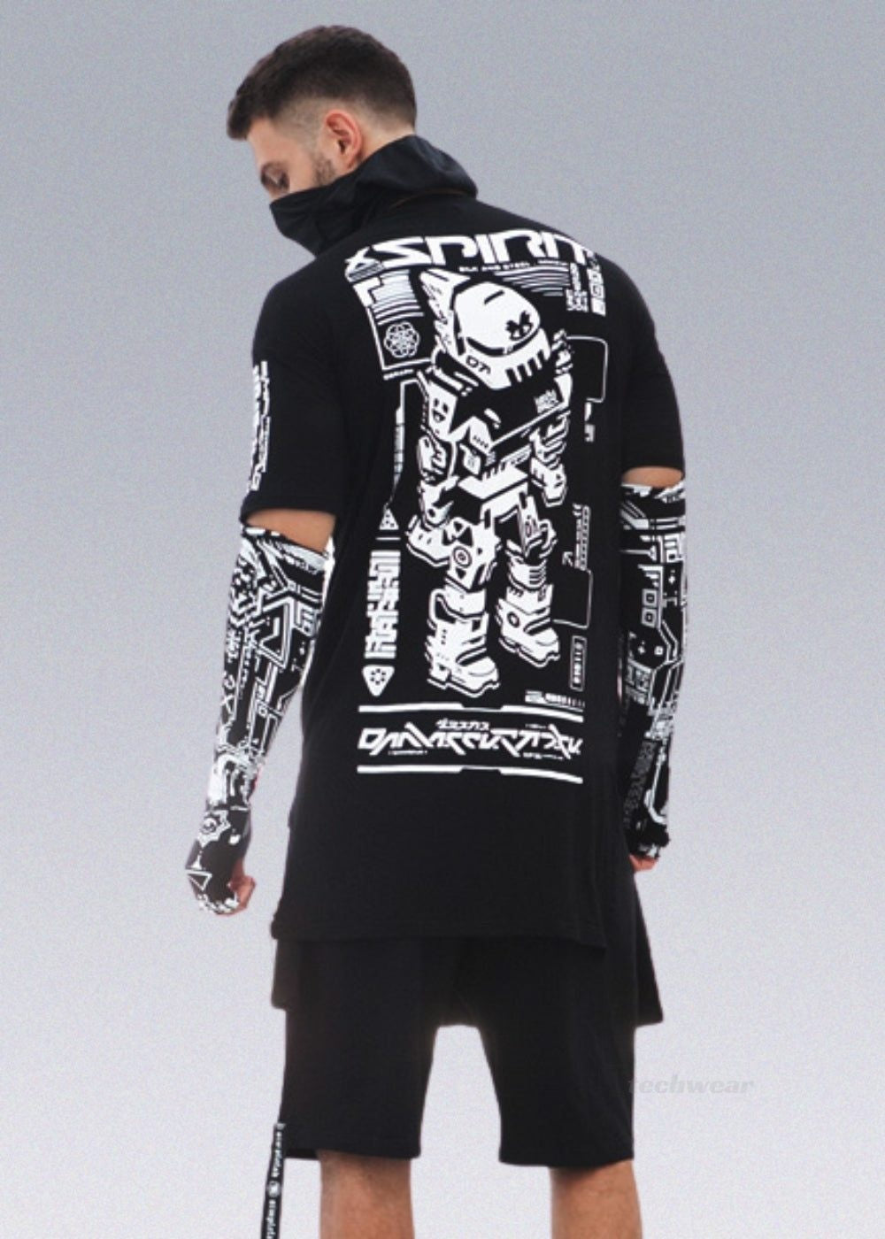 Long Tail Shirts CYBERNET techwear-x