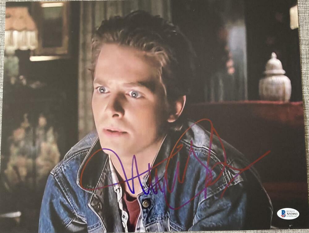 MICHAEL J. FOX SIGNED AUTOGRAPH - BACK TO THE FUTURE RARE 11X14 Photo Poster painting BECKETT 21