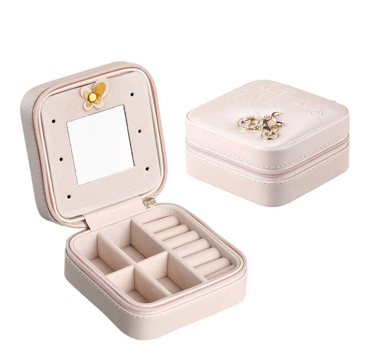 Cute Round Jewelry Storage Box
