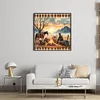Sunset Scenery-11CT Stamped Cross Stitch 40*40cm/15.75*15.75in tapestrymarket
