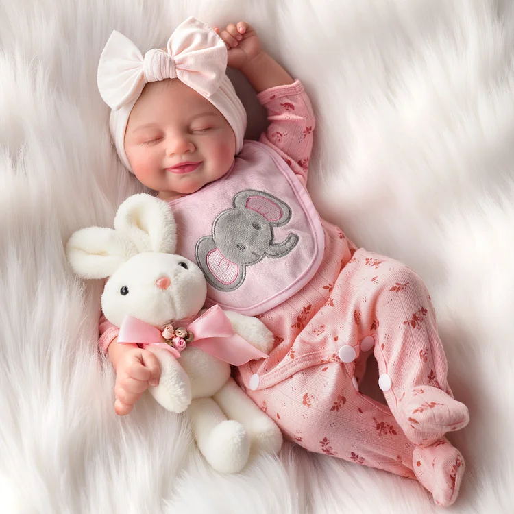 Babeside Sleeping Reborn Baby Brett 17" Little Infant Girl Healing of the Heart