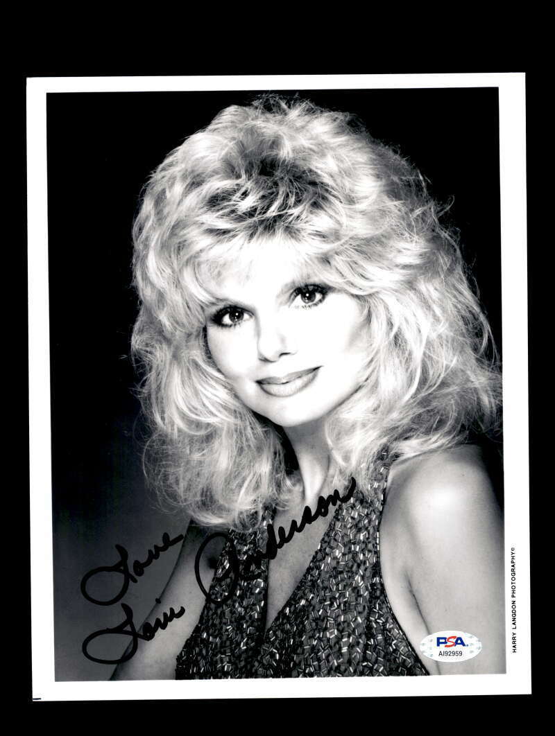 Loni Anderson PSA DNA Cert Hand Signed 8x10 Photo Poster painting Autograph