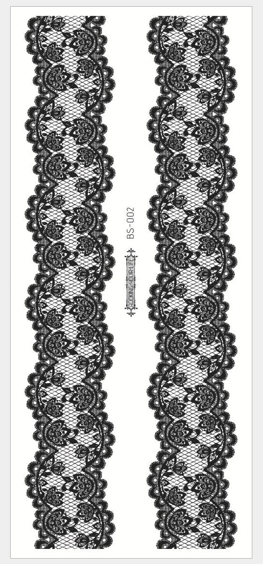 sexy tatoo for women girls waterproof temporary tattoos black henna lace stockings tattoo thigh legs fake big size femme woman