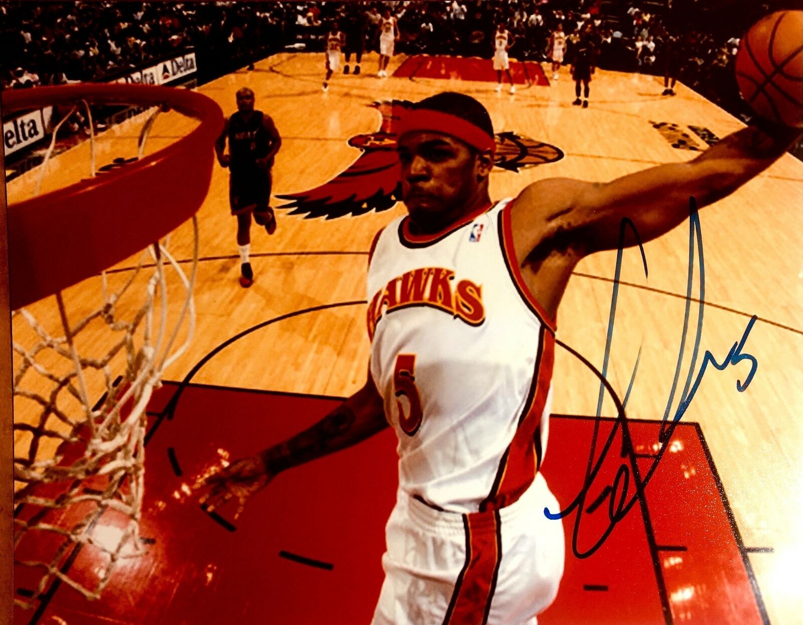 Josh Smith Signed 8x10 Photo Poster painting Atlanta Hawks Detroit Pistons Autograph Auto