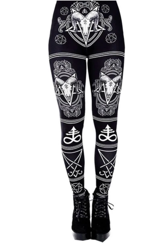 Satanic Goth Leggings
