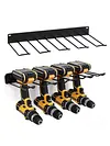2Pcs Wall Mount Power Tool Storage Holder for Workshop Garage (Upper Lower)