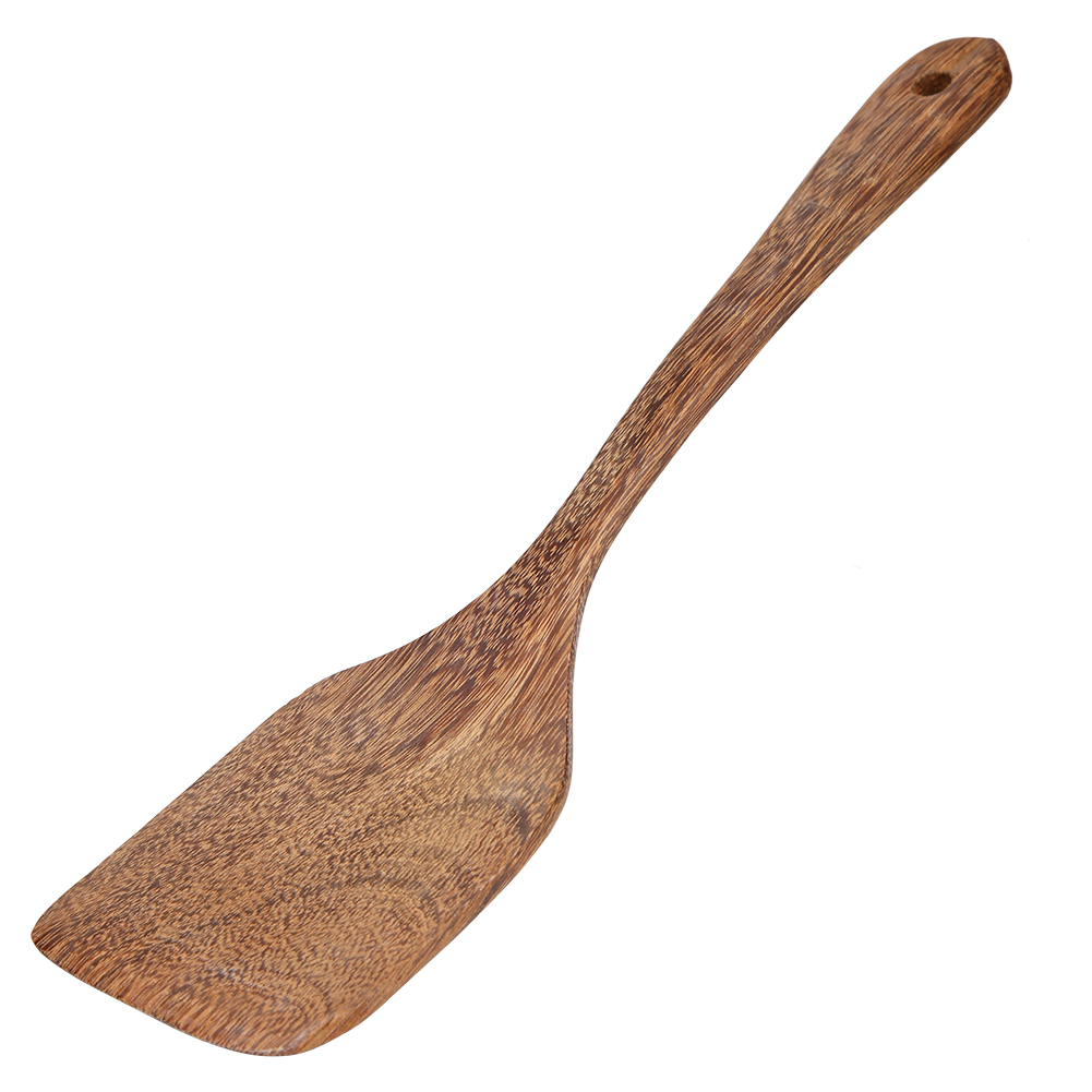 

Wenge Wood Square Spatula Oil Spoon Mahogany Kitchen Cooking Utensils, 501 Original