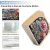 (US Only)Flowers DIY Diamond Painting Napkin Holder Kit Unique Gift for Friends Family