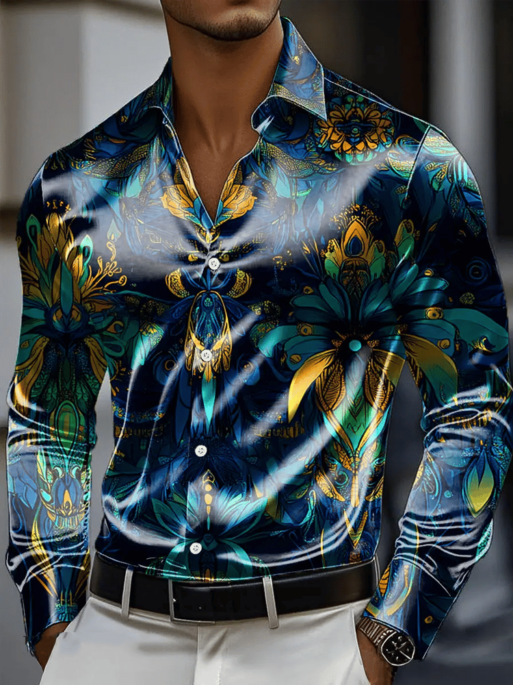 Men's Vintage Long Sleeve Shirt 