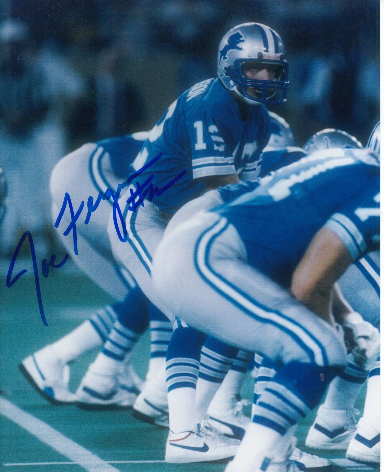 Joe Ferguson #0 8x10 Signed Photo Poster painting w/ COA Detroit Lions