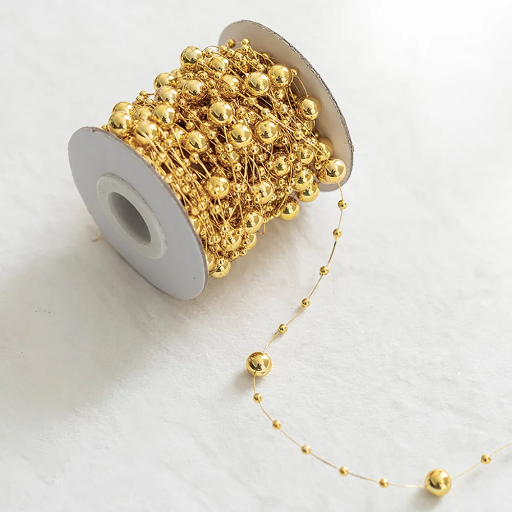 Christmas gypsophila pearl festive decoration bead string DIY accessories