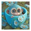 Diamond Painting-DIY Full Round Drill Monkey