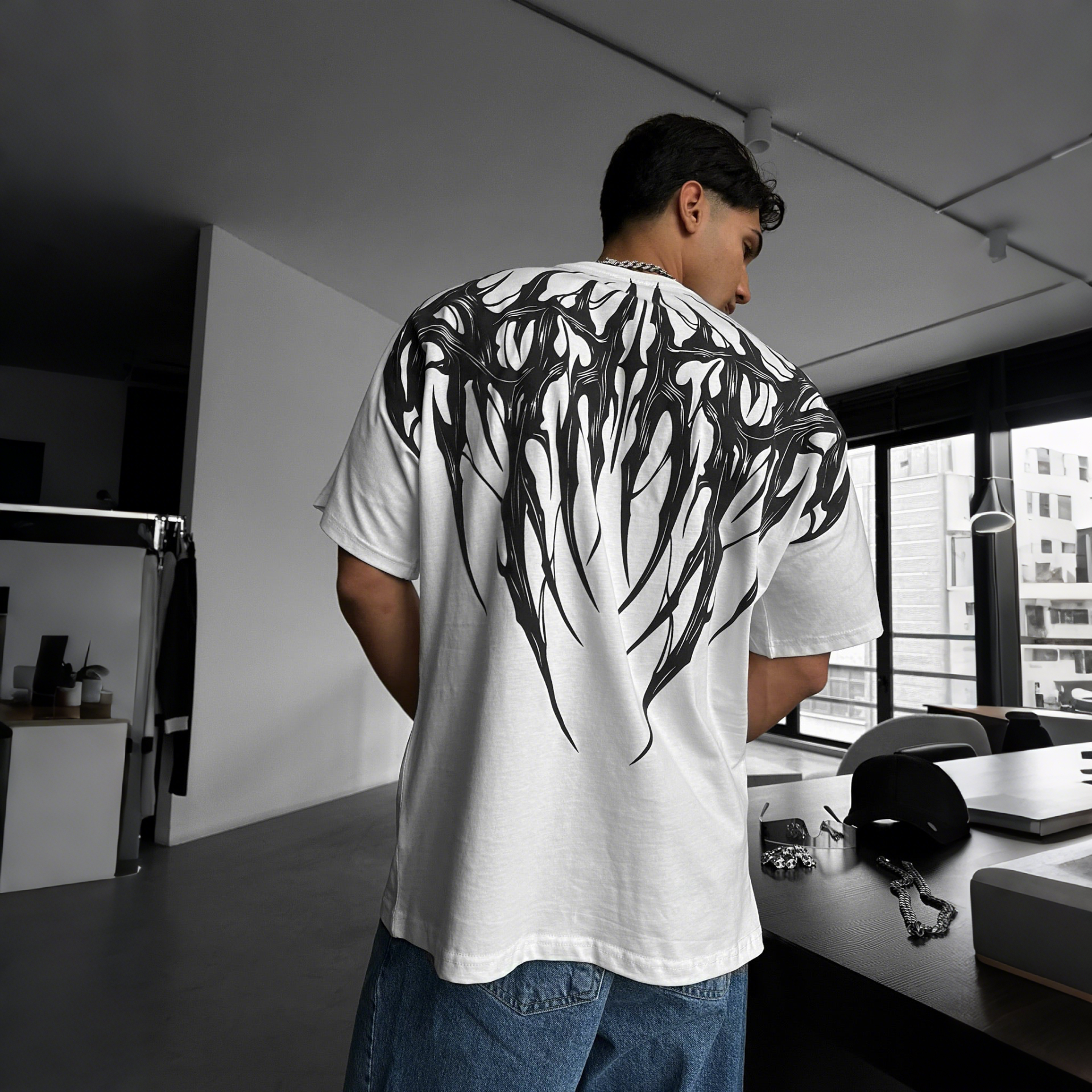 Oversized Mafia Tribal T-shirt