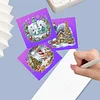 6pcs DIY Diamond Painting Grußkarte Set für Urlaub Segen Weihnachtsgeschenk