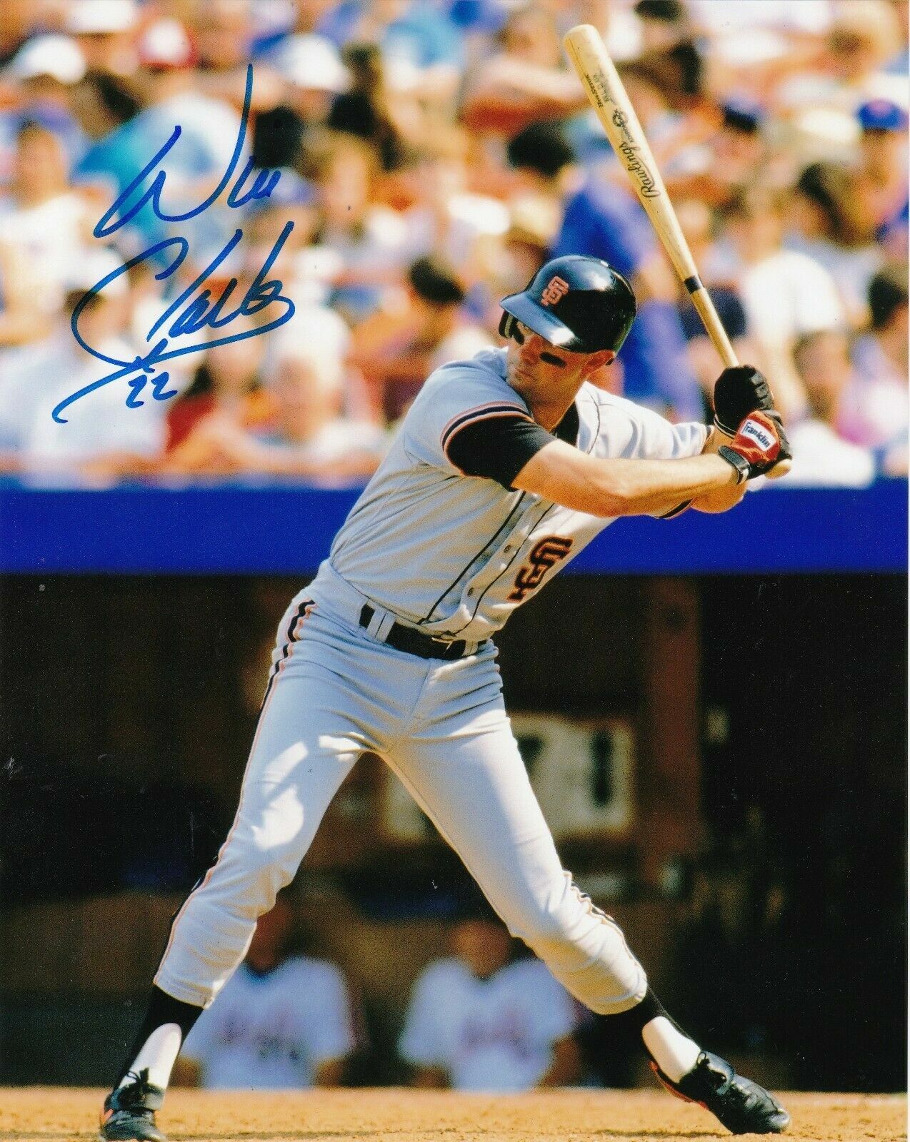 Will Clark Autographed Signed 8x10 Photo Poster painting ( Giants ) REPRINT