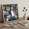 Journ&eacute;e mondiale du chat-partiel sp&eacute;cial diamant peinture-30 * 30cm