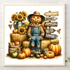 (40*40cm)Scarecrow Pumpkin - Full Square Drill Diamond Painting