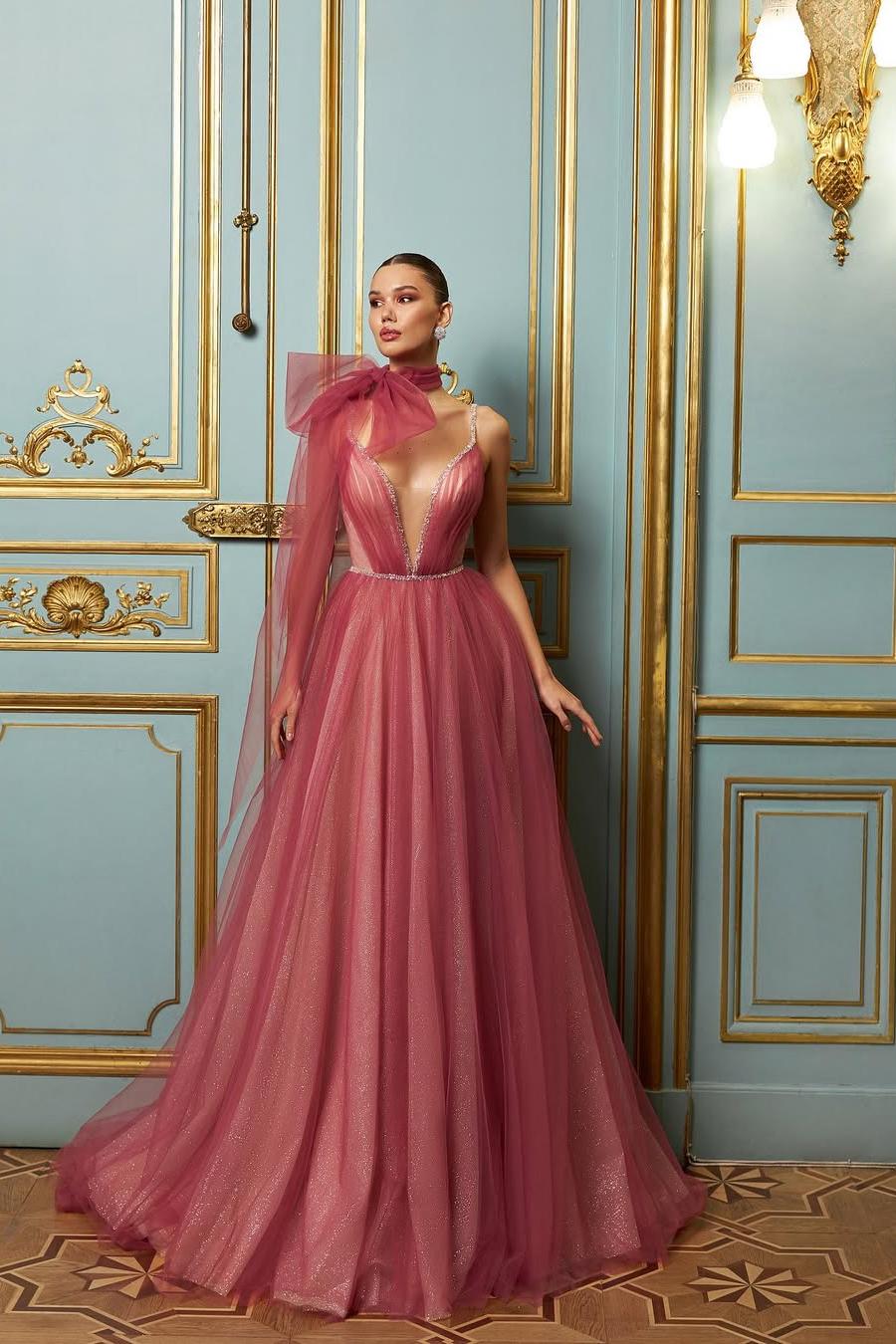 Lussooy Mulberry Spaghetti Strap Amazing Sleeveless Sequins A Line Long Prom Dress with Scarf 