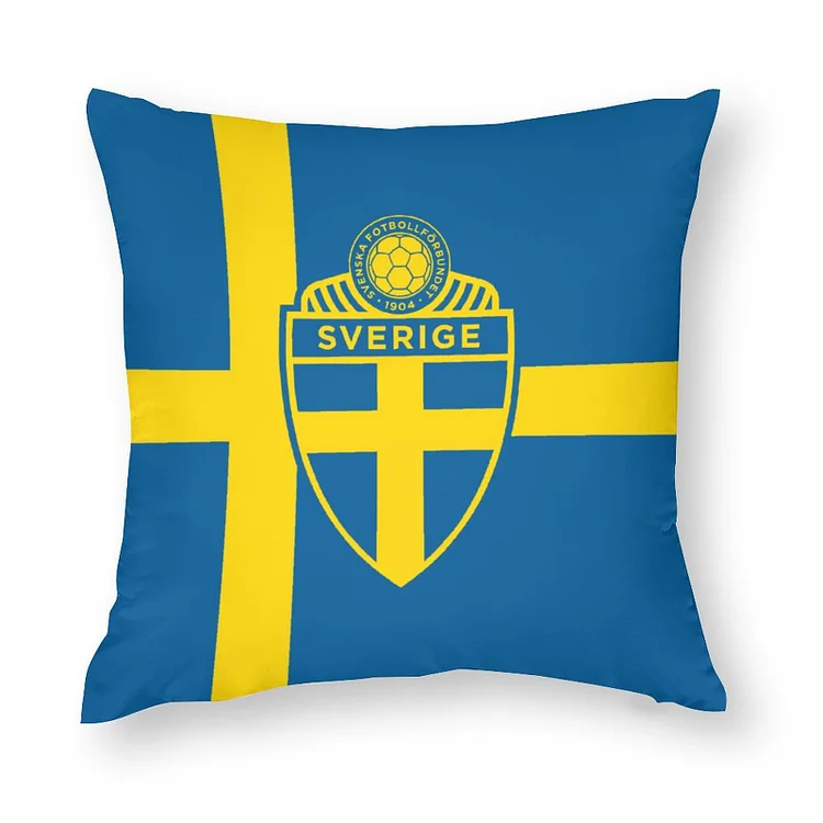Schweden Dekorative 4er Set Kissenbezüge Kissenhülle Sofakissen Bezug