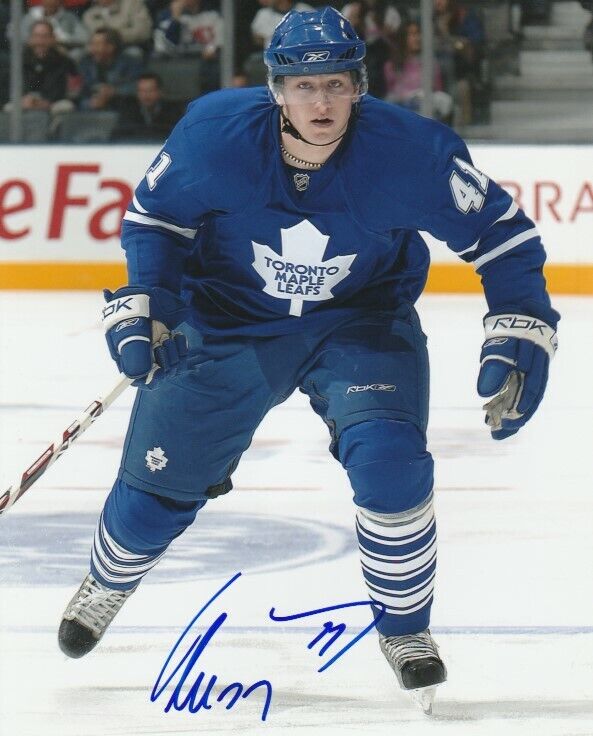 JIRI TLUSTY SIGNED TORONTO MAPLE LEAFS 8x10 Photo Poster painting! Autograph PROOF!