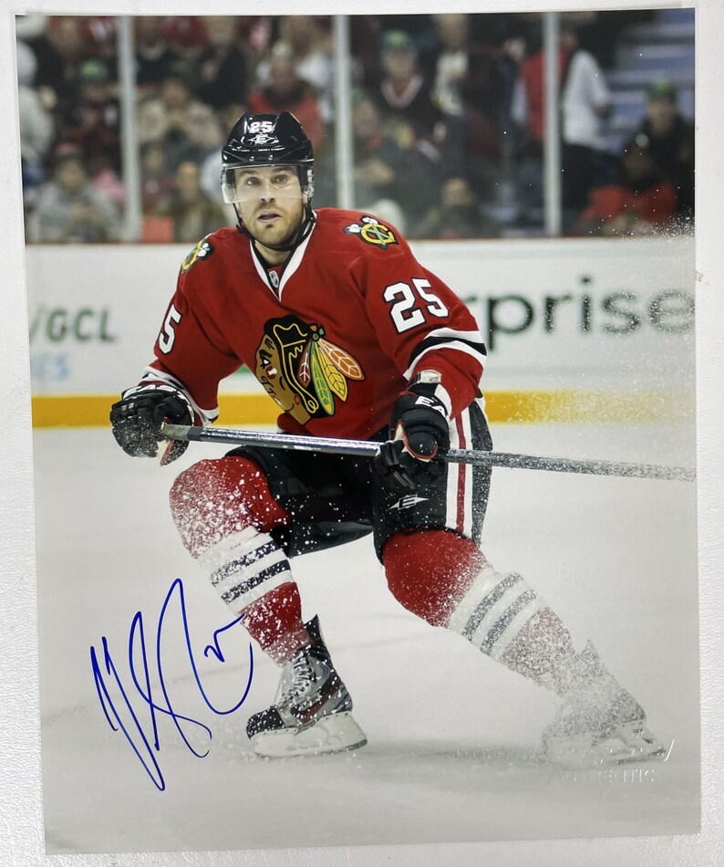 Viktor Stalberg Signed Autographed Glossy 8x10 Photo Poster painting Chicago Blackhawks - COA Matching Holograms