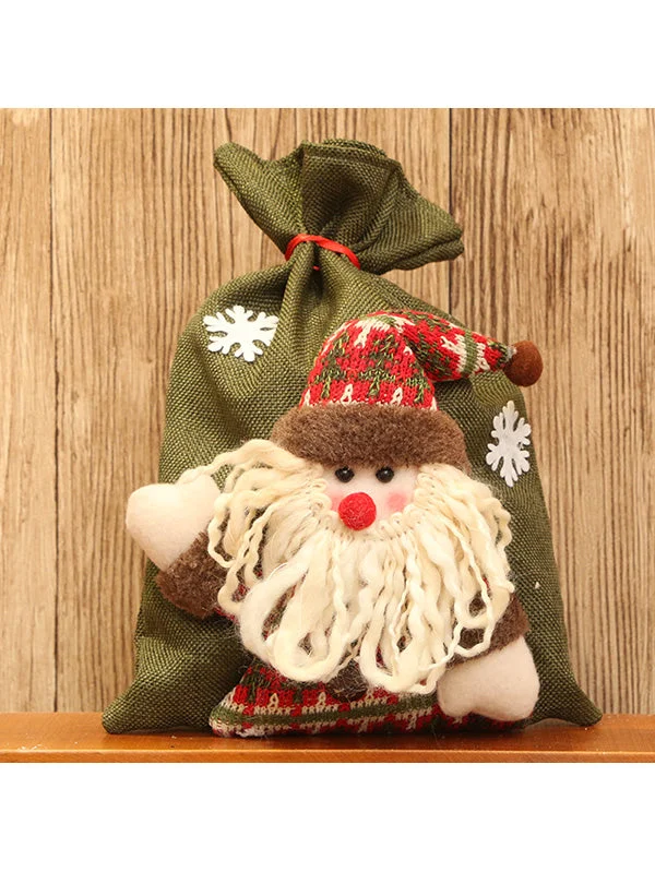 Christmas Doll Cloth Gift Candy Bag-elleschic
