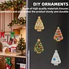 10PCS DIY Pearl Diamond Painting Christmas Fridge Magnets, Sparkling Rhinestone Refrigerator Magnet Craft Kit for Home Decor & Gifts