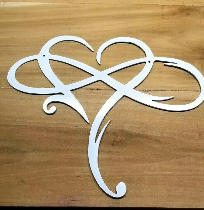 🔥Last Day Promotion 51% OFF - 💞Infinity heart-Steel wall decor Metal Wall art