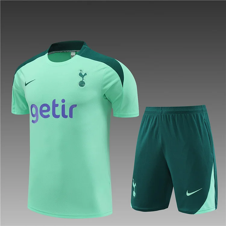 2024-25 Tottenham Hotspur Light Green Short Sleeve Training Jersey
