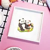 Magnetic Needle Minder Panda Refrigerator Magnet for Cross Stitch Needlework
