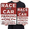 Racing Car Parking Only - Metal Tin Signs(8*12Inch/12*16Inch) - Garage