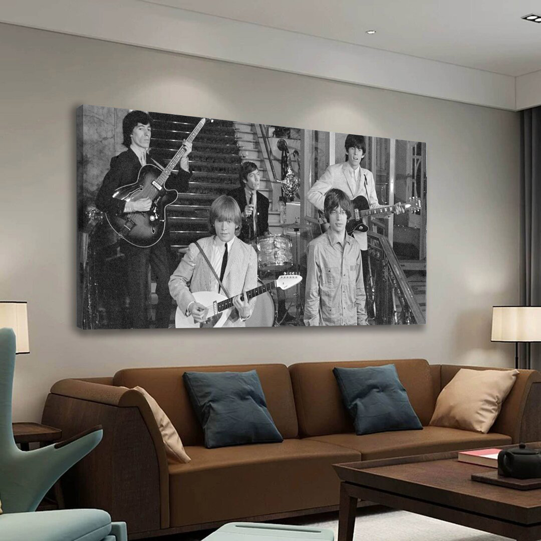 Rolling Stones Performing Live In London - August 5th, 1964 Canvas Wall Art