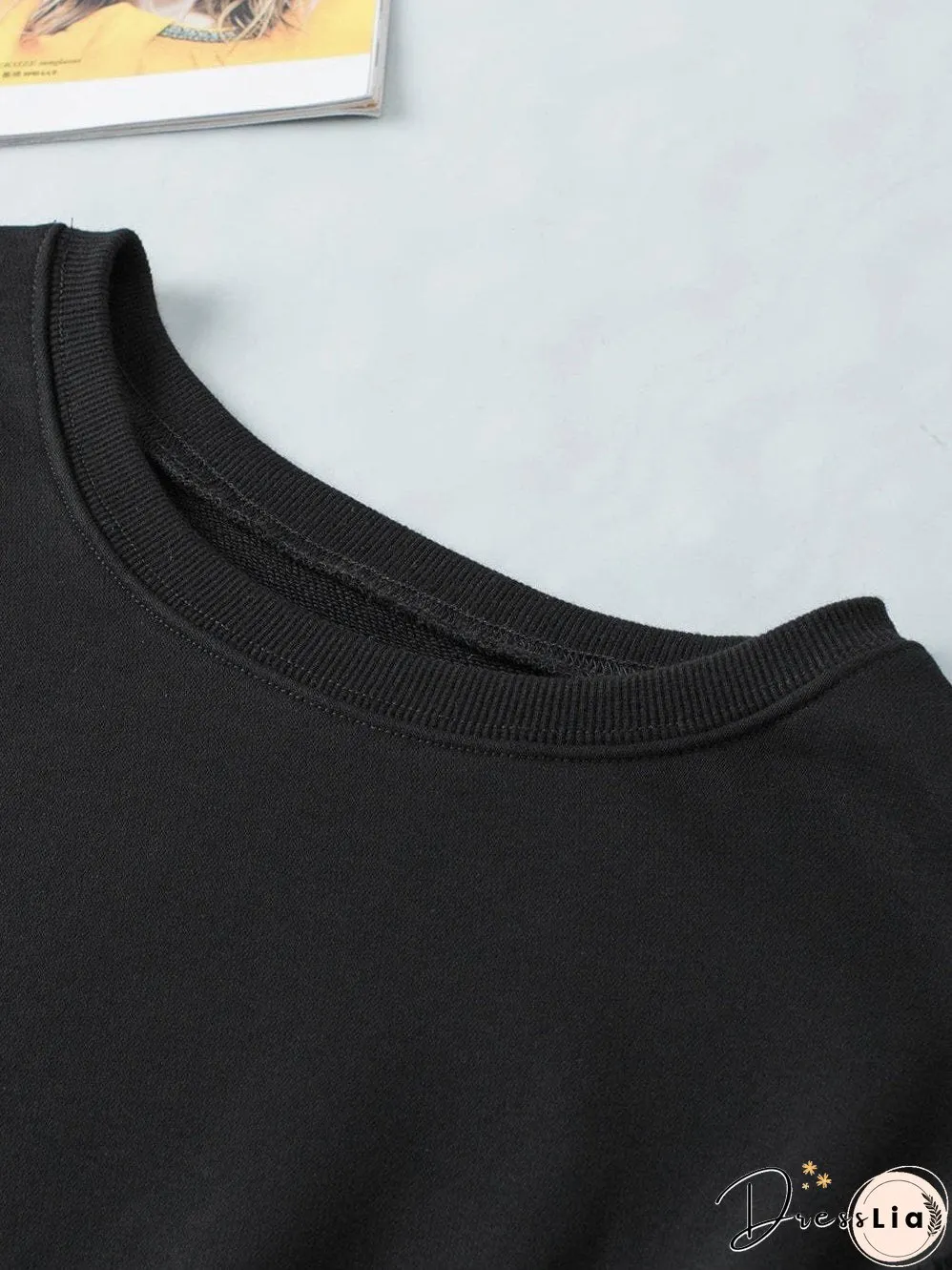 Stylish Crew Neck Pullover Sweater