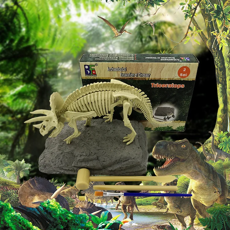 Educational Dinosaur Fossil Excavation Toys