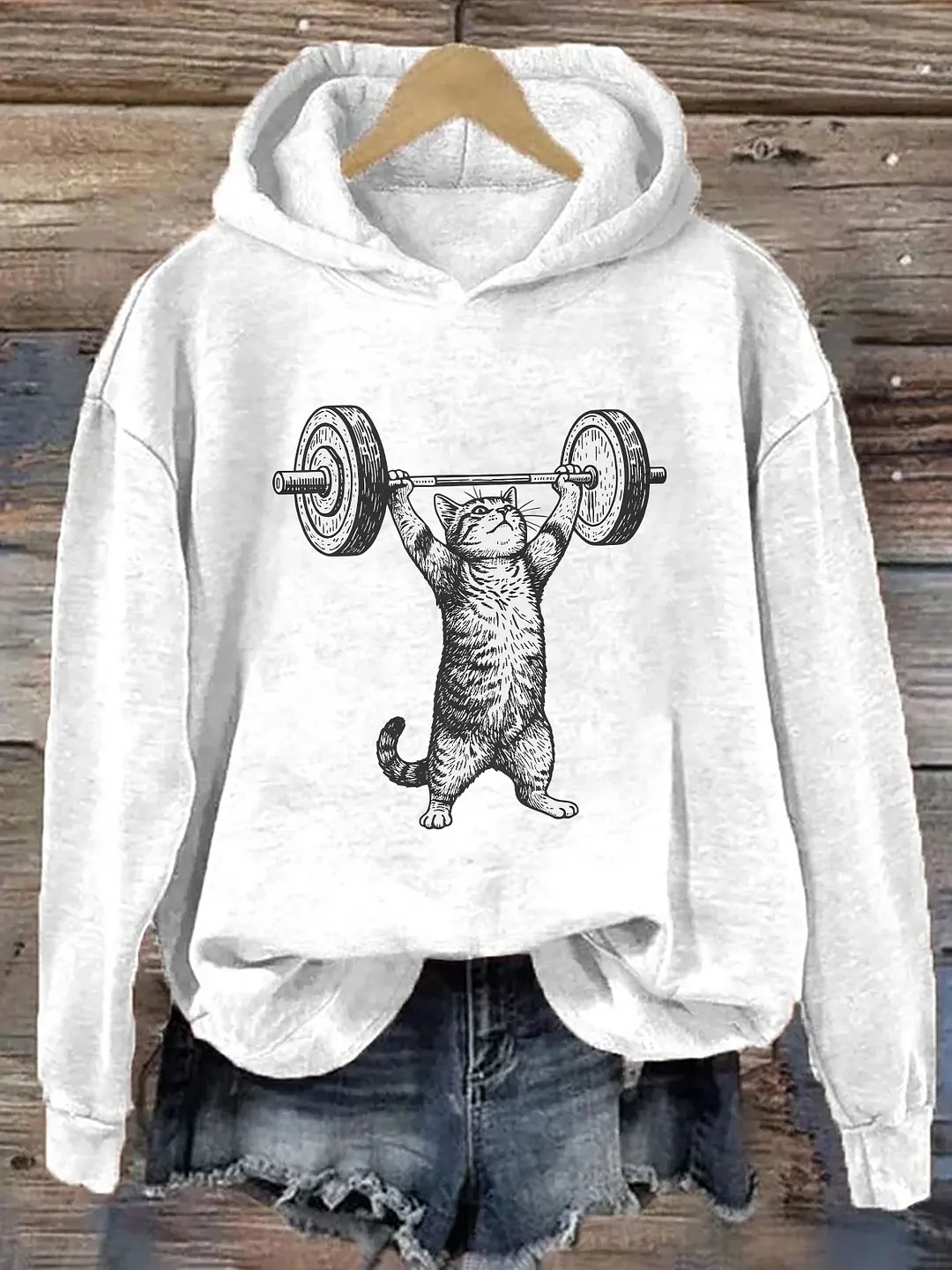 Funny Cat Gym Hoodie