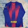 2025/2026 Long Sleeve Barcelona Home Football Shirt 1:1 Thai Quality