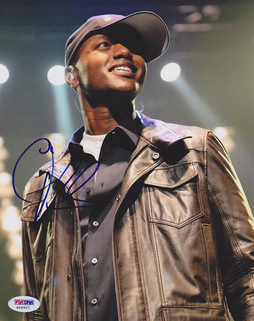 Javier Colon SIGNED 8x10 Photo Poster painting FIRST Winner of The Voice PSA/DNA AUTOGRAPHED