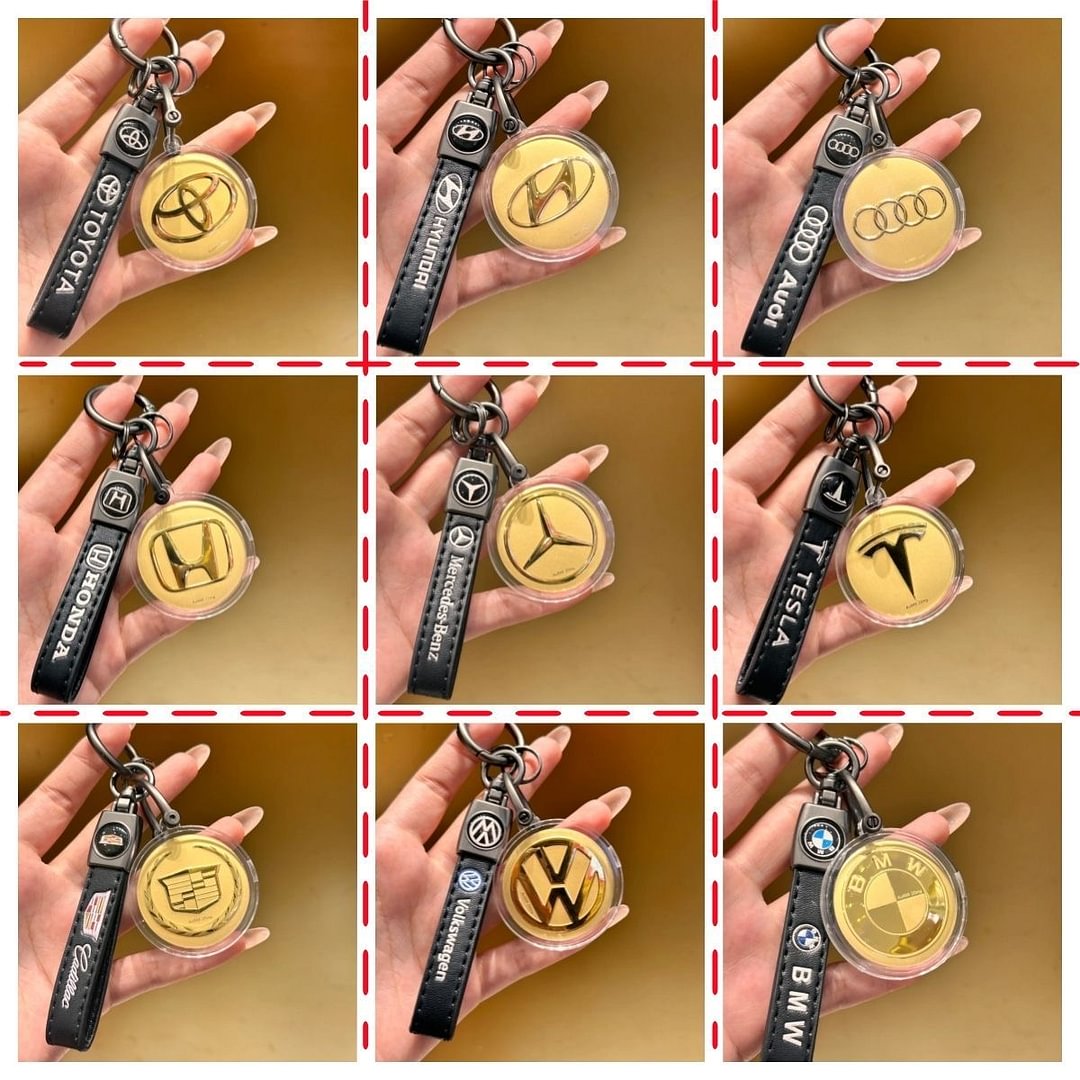 High-end car keychain (customizable with car logo)