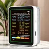 6-in-1 Air Quality Meter Real-Time CO2 Tester HCHO Detector for Home Cars Plants