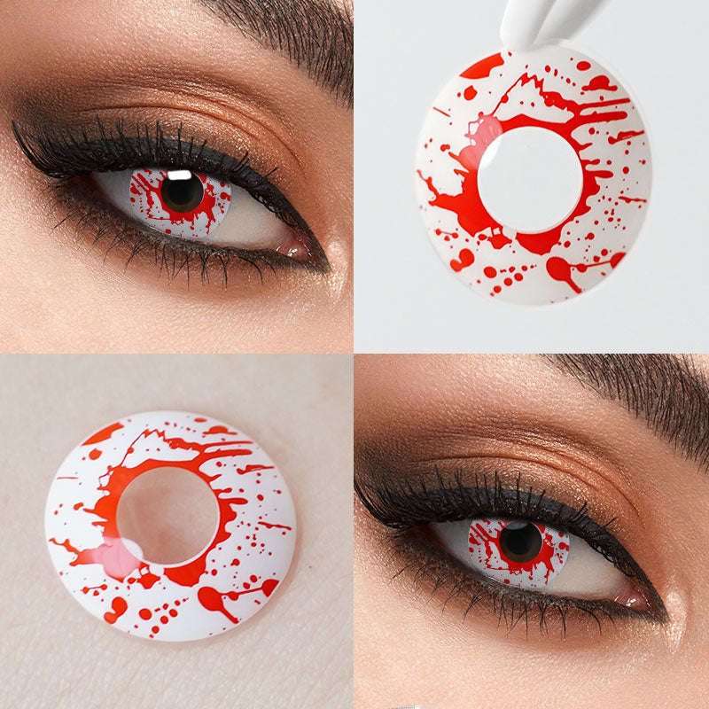 Trauma white Halloween Contact Lenses