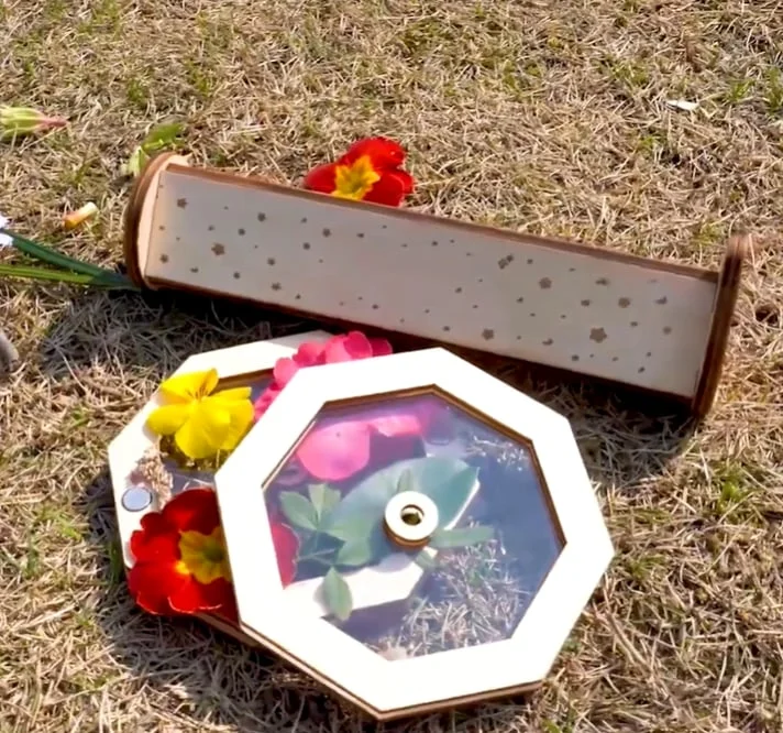 🔥Under $20 - Until Midnight🔥 Natural Wood DIY kaleidoscope