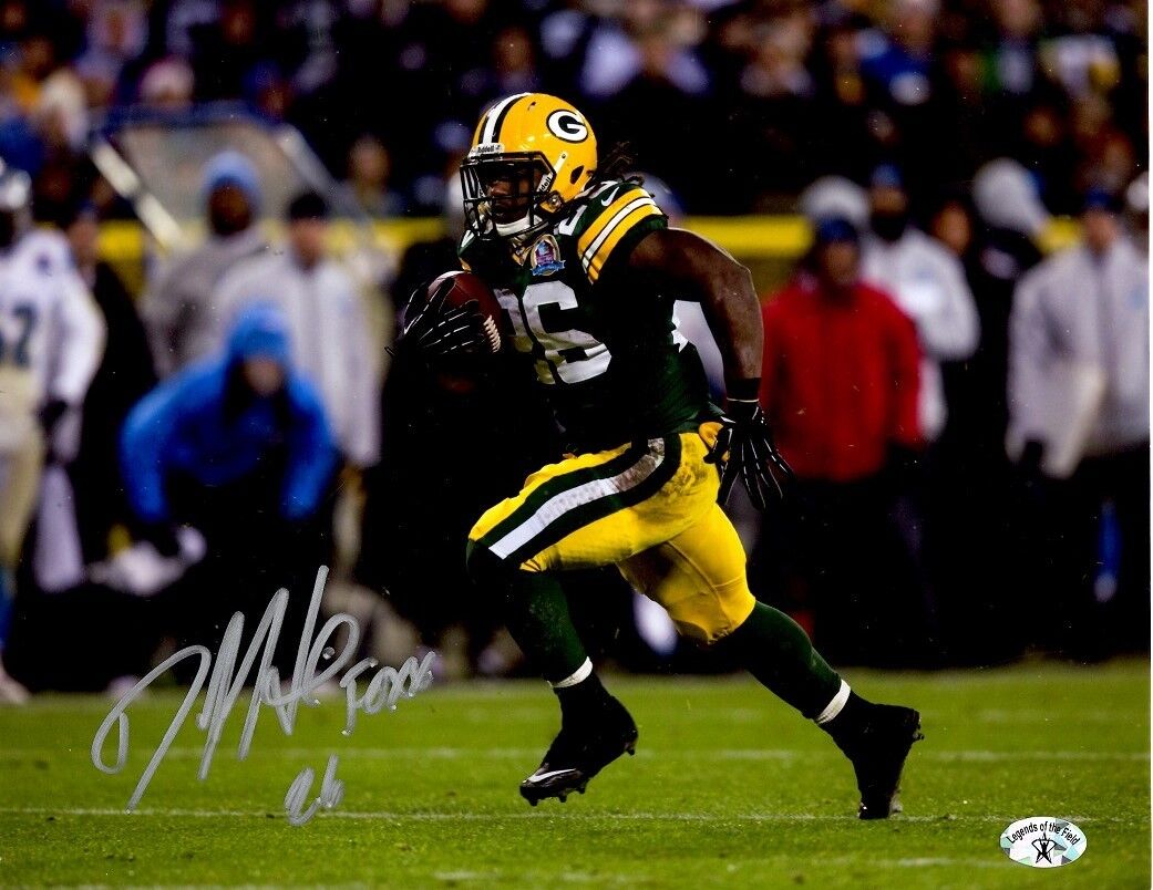 Autographed DUJUAN HARRIS Green Bay Packers 8x10 Photo Poster painting w/COA