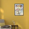 >SALE<5D DIY Full Round Drill Partial AB Diamond Painting Flower-Bearing Angel 35x45cm