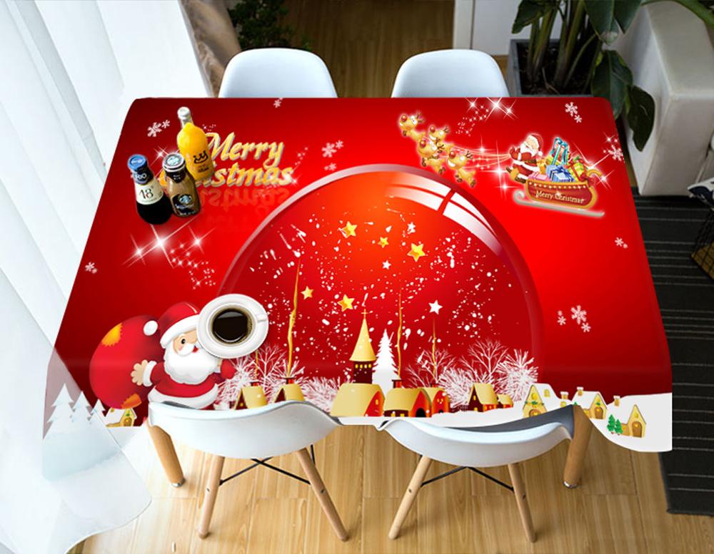 

Red Christmas Tree - 3D Tablecloth, 140*210cm, 501 Original