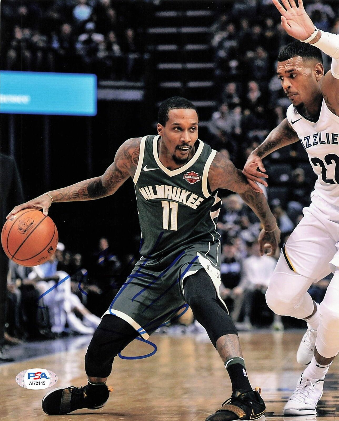 Brandon Jennings signed 8x10 Photo Poster painting PSA/DNA Milwaukee Bucks Autographed