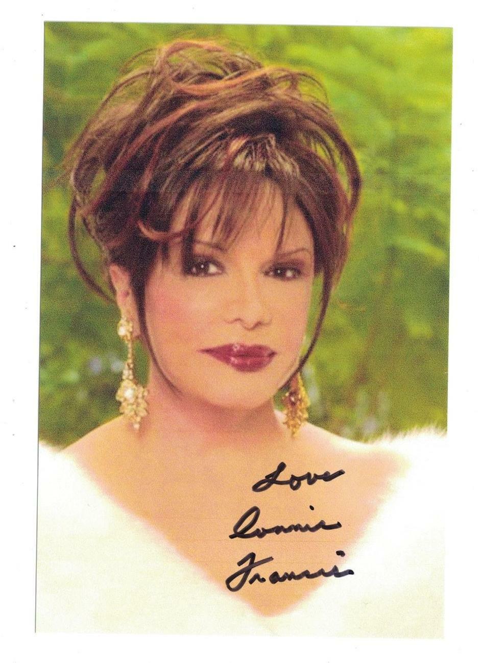 Connie Francis Signed Autographed 4 x 6 Photo Poster painting Actress Singer C