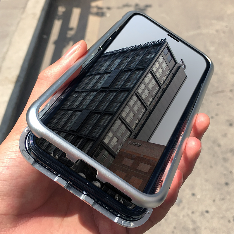 Anti-Peep High Luxury Magnetic Adsorption Metal Case For IPhone