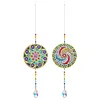 2pcs Crystal Light Catcher Diamond Painting Mandala Suncatcher Hanging Kit