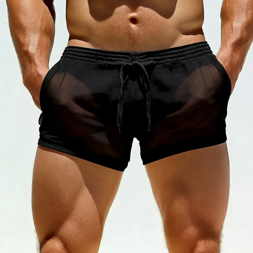 Men's Sexy Drawstring Shorts, Suitable For Both Casual Wear And Workouts-inspireuse
