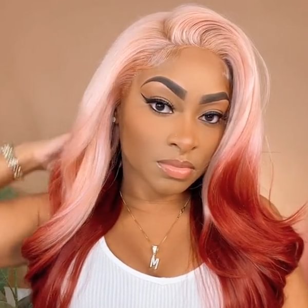 370 Full Lace Wig Brazilian Wig Ombre Ladies Wig Wave